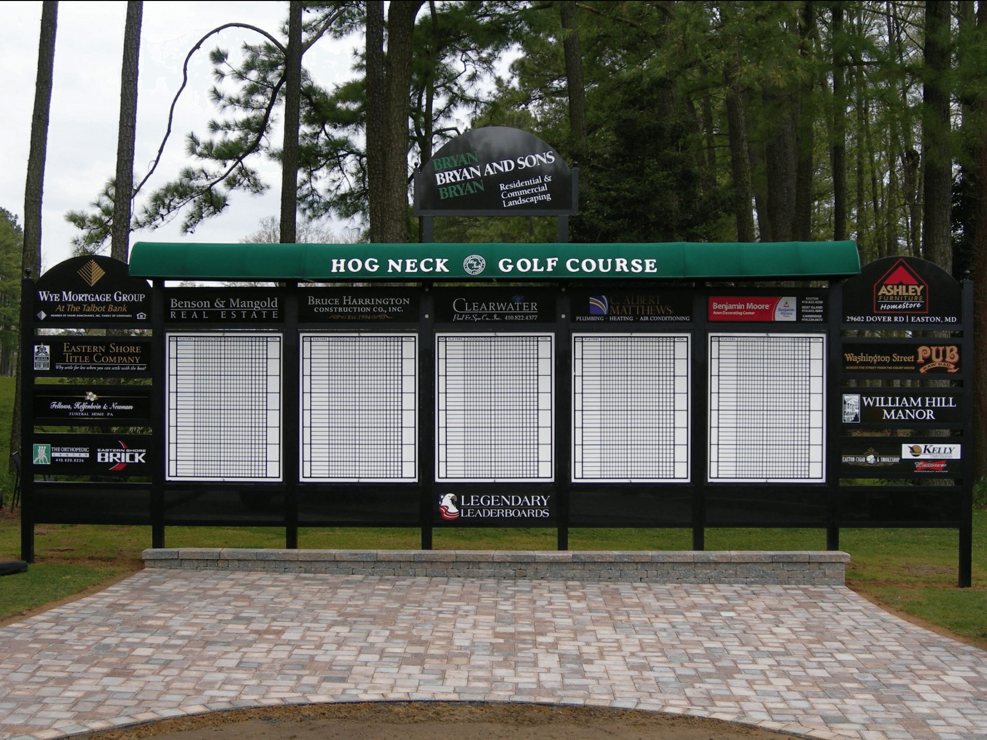 Photos Of FREE Tournament Golf Scoreboards From FMI Defense