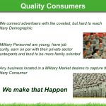 a slide titled quality consumers