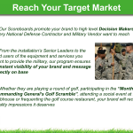 a slide titled reach your target market