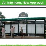 a slide titled an intelligent new approach with picture of golf scoreboard